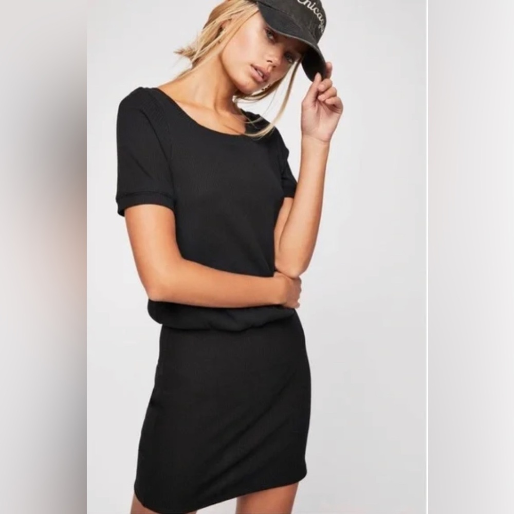 Free People Beach Black Dress